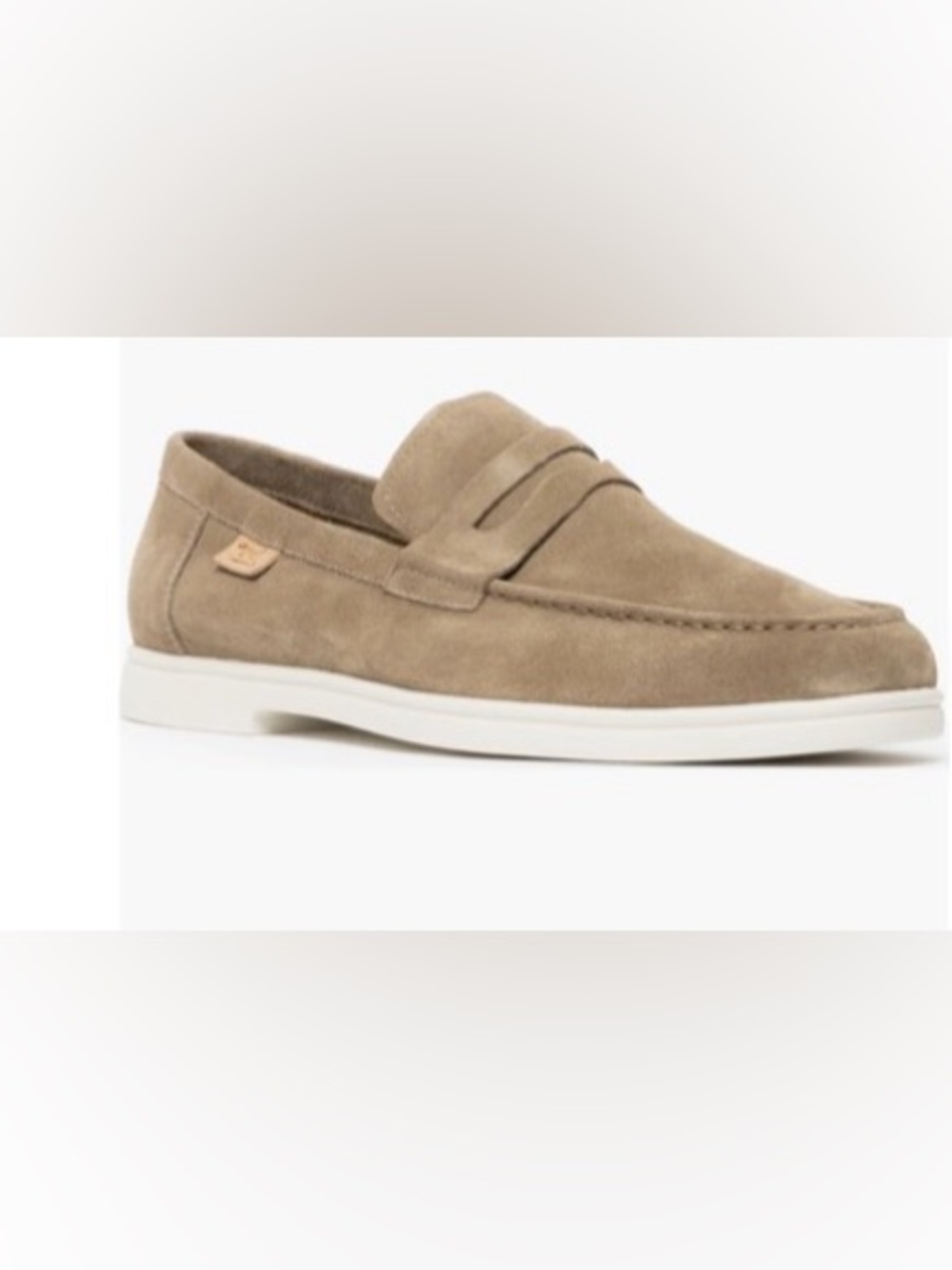 Rodd & Gunn Marsden  Bay Suede Penny Loafers in Taupe - Men's Casual Slip-Ons